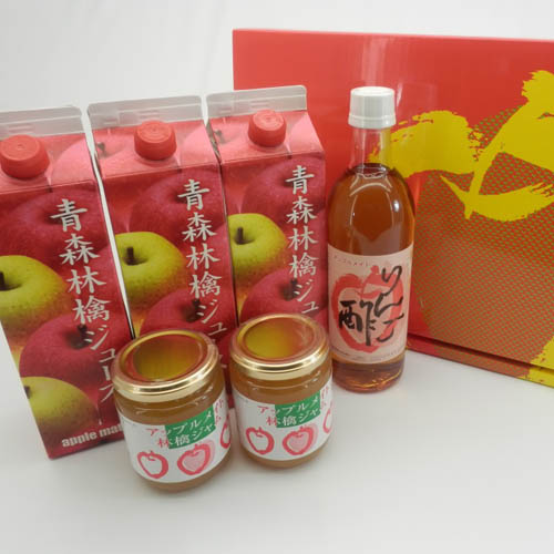 りんごジュース&ジャム・ハチミツ酢セット